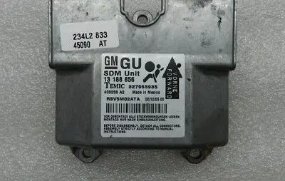 Opel Zafira B Airbag control unit/module 13188856