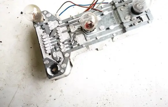 Tail light bulb cover holder