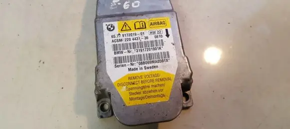 BMW 5 E60 E61 Airbag control unit/module 6577917201901 65779172019-01