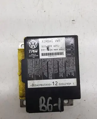Volkswagen PASSAT B6 Airbag control unit/module 3C0909605J 3911