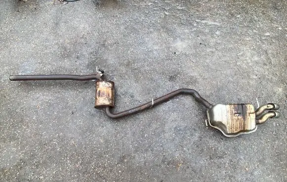 Audi A4 S4 B7 8E 8H Rear muffler/silencer tail pipe 8E0253611CB 8E0119BC