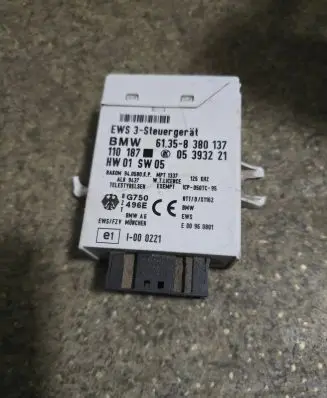 BMW 5 E39 Immobilizer control unit/module 61358380137 05393221 110187