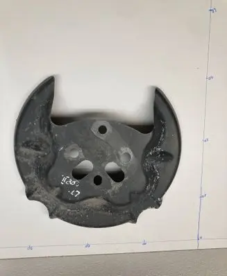 Peugeot 208 II Rear brake disc plate dust cover 9825073280