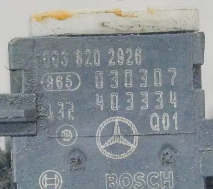 Mercedes-Benz ML W164 Airbag deployment crash/impact sensor 0038202926