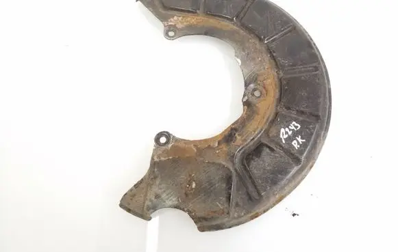 Volkswagen PASSAT B6 Front brake disc dust cover plate 