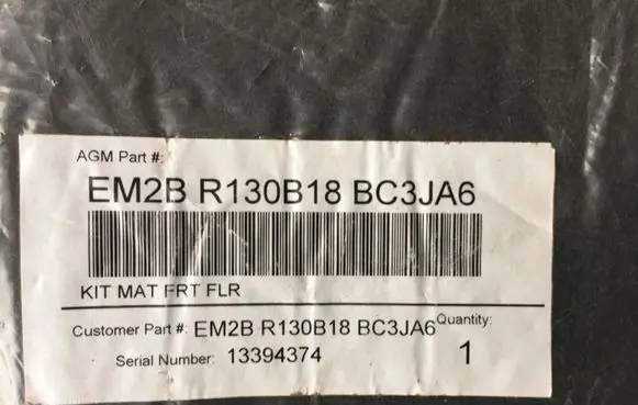 Ford Edge II Car floor mat set EM2BR130B18BC3JA6