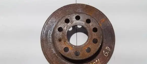 Audi A3 S3 8P Rear brake disc neventiliuojamas