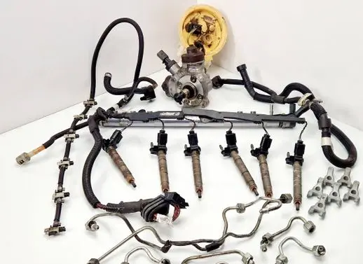 BMW 5 F10 F11 Fuel injection system set 0445010617 780012307 0928400691