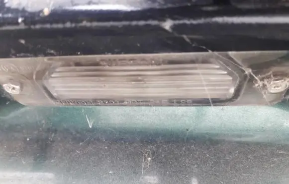 Nissan Almera Number plate light