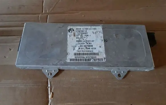 BMW 7 E65 E66 GPS navigation control unit/module 10878810