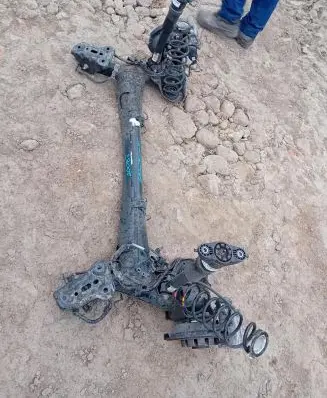Opel Corsa F Rear axle beam with reductor 