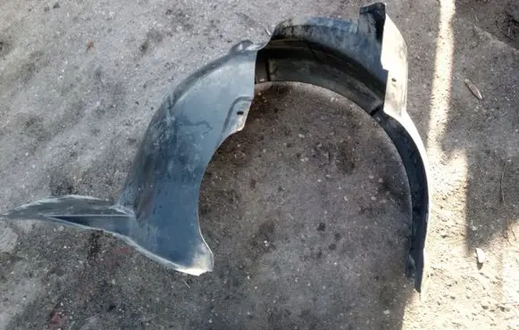 Volkswagen Polo Front wheel arch liner splash guards 6Q0809958B