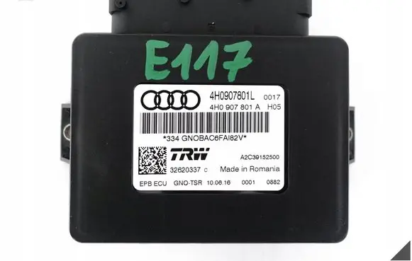 Audi A8 S8 D4 4H Hand brake control module 4H0907801A