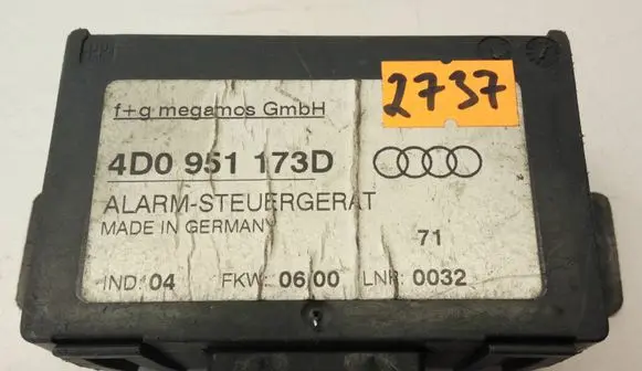Audi A6 S6 C5 4B Alarm control unit/module 4D0951173D