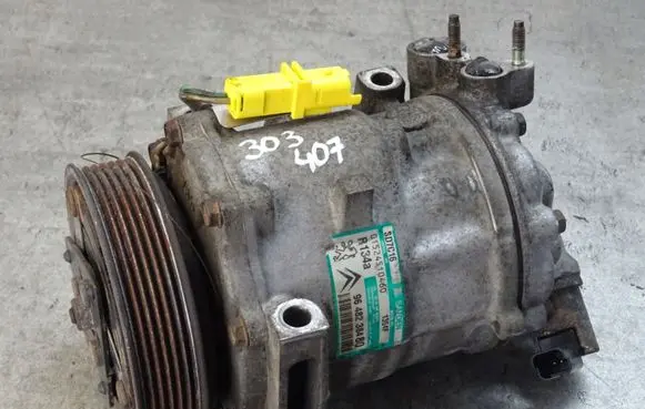 Peugeot 407 Air conditioning (A/C) compressor (pump) 9648238480