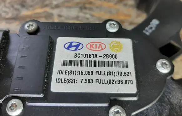 Hyundai Santa Fe Accelerator throttle pedal BC10161A2B900