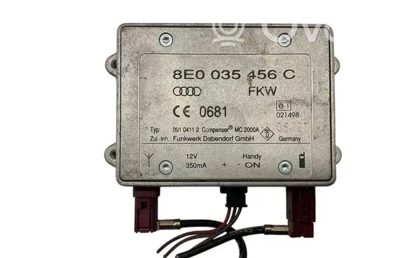 Audi A8 S8 D3 4E Aerial antenna amplifier 8E0035456C 09104112 021498