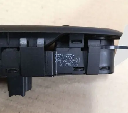 Peugeot 407 Electric window control switch 96468704XT