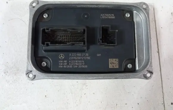 Mercedes-Benz S W223 LED ballast control module A2239002726 A2239016914