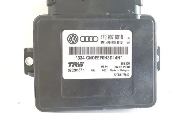 Audi A6 S6 C6 4F Hand brake control module 4F0907801B 4F0910801D