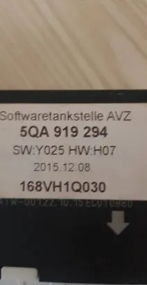 Audi A3 S3 8V Parking PDC control unit/module 5q0919294 0900LHA89L