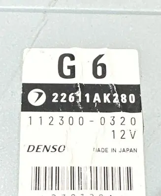 Subaru Outback Engine control unit/module 22611AK280 1123000320 230320A