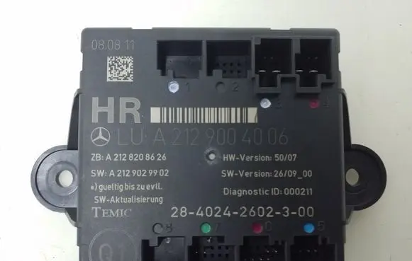 Mercedes-Benz E W212 Door control unit/module A2129004006