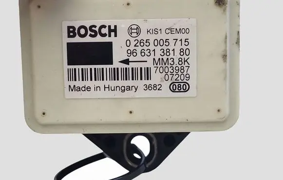 Citroen C4 Grand Picasso ESP acceleration yaw rate sensor 9663138180 0265005715