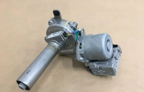 Steering wheel axle