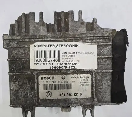 Volkswagen Polo III 6N 6N2 6NF Engine control unit/module 030906027P 26SA4499 0261203914