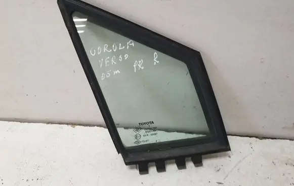 Toyota Corolla Verso AR10 Front door vent window glass four-door 43R00097