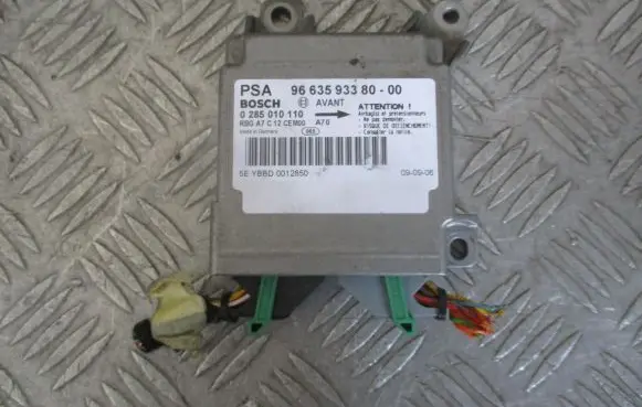 Peugeot 207 Airbag control unit/module 9663593380