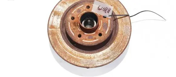 Renault Kangoo II Rear brake disc neventiliuojamas