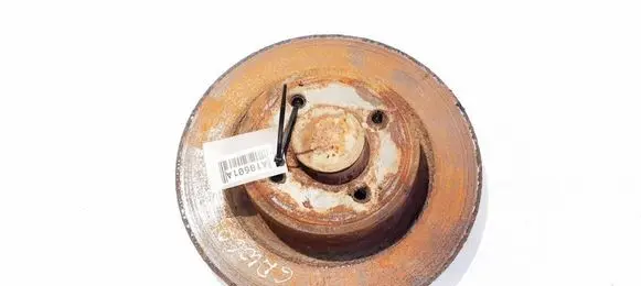 Renault Scenic I Rear brake disc neventiliuojamas