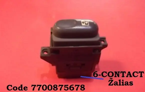 Renault Espace III Electric window control switch 7700875678