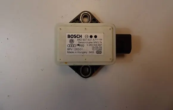 Audi A5 8T 8F ESP acceleration yaw rate sensor 8K0907637A 7010246 0265005667