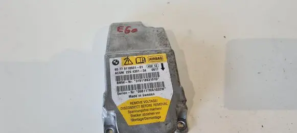 BMW 5 E60 E61 Airbag control unit/module 9118931 65779118931