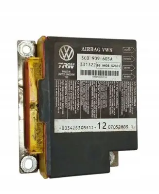 Volkswagen PASSAT B6 Airbag control unit/module 3C0909605A