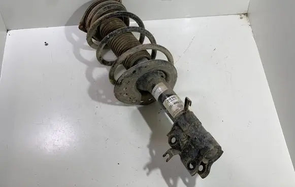 Front shock absorber with coil spring