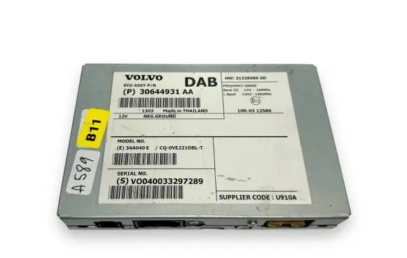 Volvo S80 Antenna control unit 30644931AA 31328586AD V0040033297289