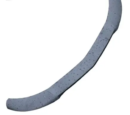 Mercedes-Benz A W176 Front bumper splitter molding QZ51019M-8 51019M-8 51019M8
