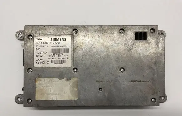 BMW 7 E65 E66 Phone control unit/module 6931712 B0163C722 11585217