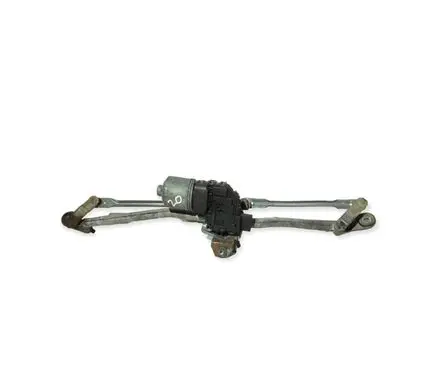 Front wiper linkage and motor