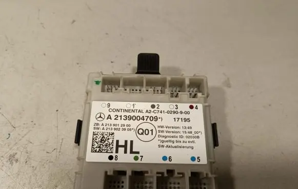 Mercedes-Benz E W213 Door control unit/module A2139005009