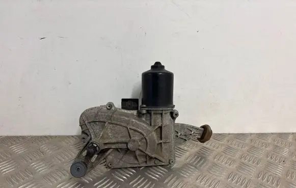 Front wiper linkage and motor