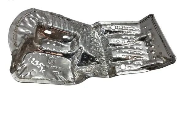 Heat shield in engine bay
