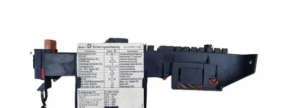 Mercedes-Benz E W210 Fuse box set 0015459501