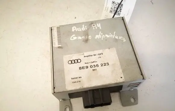 Audi A4 S4 B6 8E 8H Sound amplifier 8E9035223