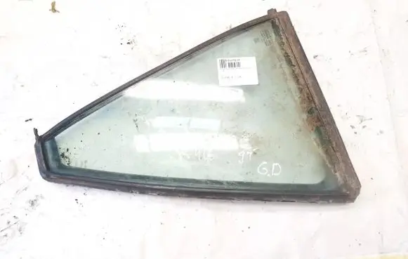 Rear vent window glass