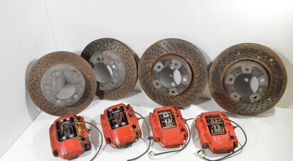 Porsche 911 996 Brake discs and calipers set 99635140500
